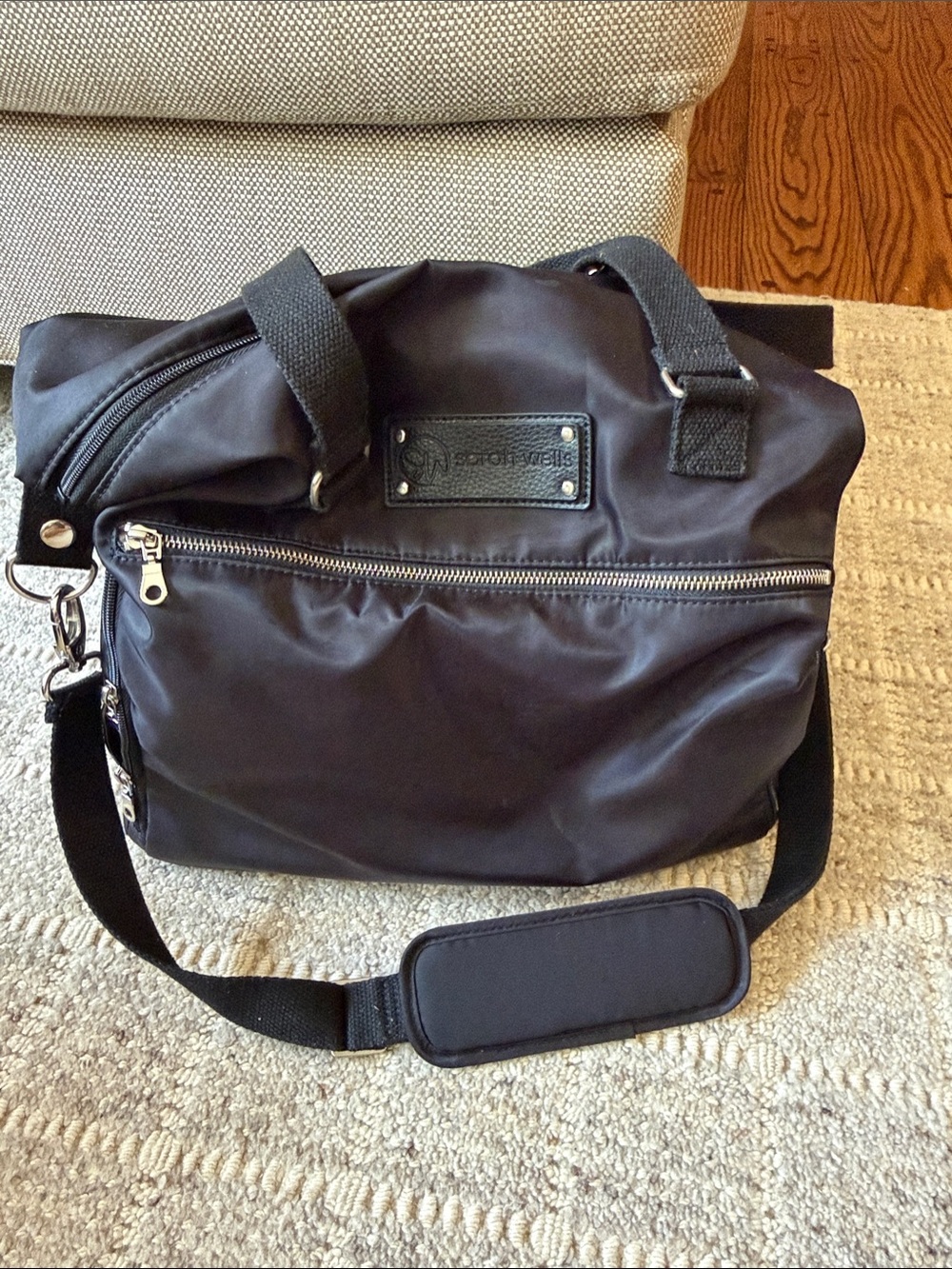 Sarah Wells pumping & diaper bag